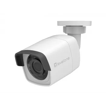 LevelOne GEMINI vaste IP-netwerkcamera, 4 megapixel, IR-LED's, 802.3af PoE, binnen/buiten