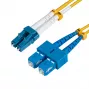 Microconnect FIB421010 InfiniBand/glasvezelkabel 10 m LC SC geel