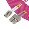 Microconnect FIB422005P InfiniBand/glasvezelkabel 5 m LC SC paars