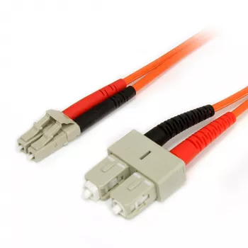 StarTech.com 2m glasvezelkabel – multimode duplex 62.5/125 LSZH glasvezel-patchkabel – LC/SC