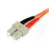 StarTech.com 2m glasvezelkabel – multimode duplex 62.5/125 LSZH glasvezel-patchkabel – LC/SC