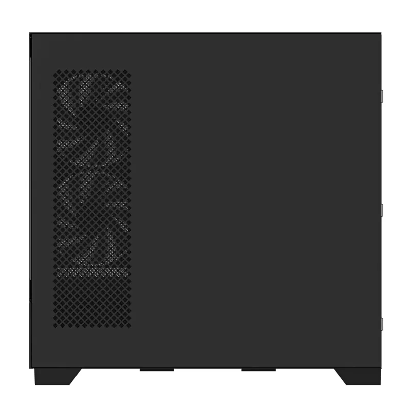 GIGABYTE C201 PANORAMIC pc-behuizing – Mid Tower, m-ATX, 360mm-radiatorondersteuning, 3 voorgeïnstalleerde ventilatoren, USB 3.0, ondersteuning voor RGB Fusion