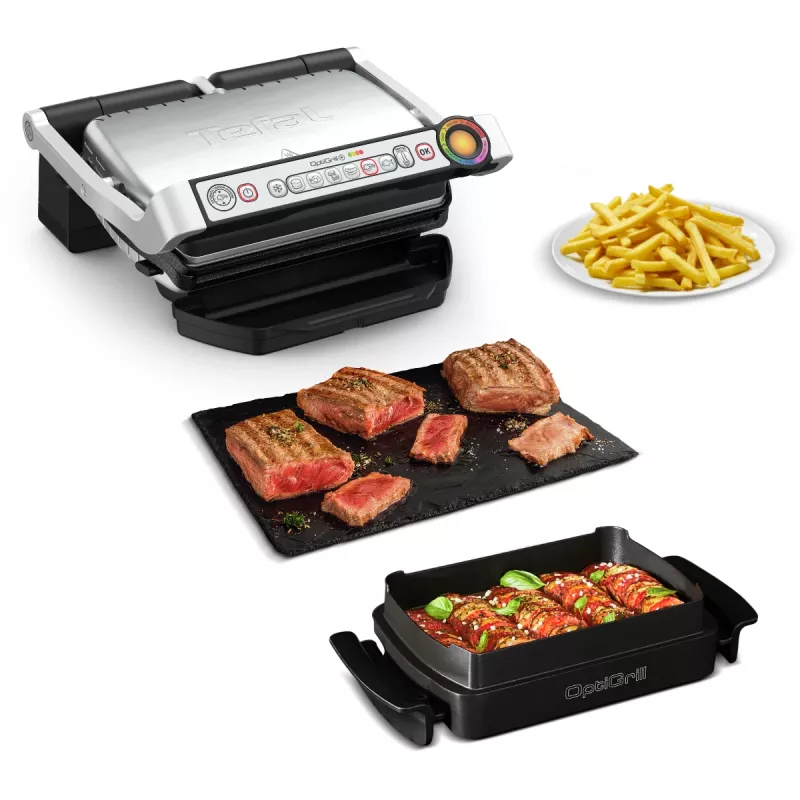 Tefal OptiGrill + GC714D contactgrill