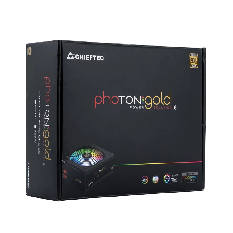 Chieftec Photon GOLD voeding 750 W 20+4-pin ATX PS/2 zwart