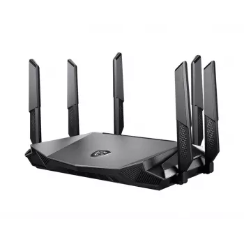 MSI RadiX AX6600 WiFi 6 tri-band WLAN-router Gigabit Ethernet tri-band (2,4 GHz / 5 GHz / 5 GHz) zwart