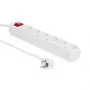 Microconnect GRU00610W stroomverlenging 10 m 6 AC-stopcontact(en) binnen wit