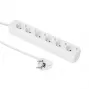 Microconnect GRU00615W stroomverdeler 1,5 m 6 netstopcontacten wit
