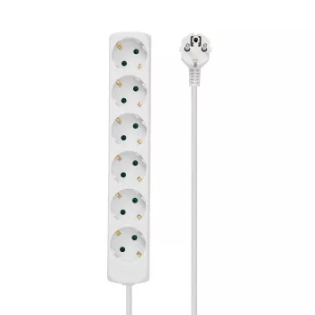 Microconnect GRU00615W stroomverdeler 1,5 m 6 netstopcontacten wit