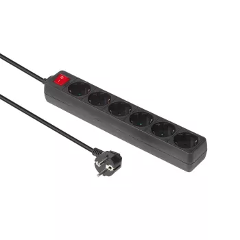 Microconnect GRU0065B stekkerdoos Type F zwart