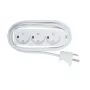 Microconnect GRU035WDK verlengsnoer 5 m 3 AC-uitgangen binnen wit
