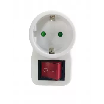 Microconnect GRUTIMER2 overspanningsbeveiliging wit 1 AC-uitgang 230 V