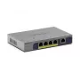 Unmanaged 5-poorts PoE-switch Netgear GS105P 1Gb Ethernet met Power over Ethernet (GS105P-300EUS)