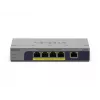 Unmanaged 5-poorts PoE-switch Netgear GS105P 1Gb Ethernet met Power over Ethernet (GS105P-300EUS)
