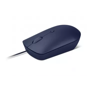 Bedrade optische USB-C-muis Lenovo GY51D20878, voor beide handen, 2400 DPI, 4 knoppen, blauw