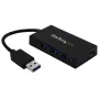 StarTech.com HB30A3A1CSFS 4-poorts USB 3.0 bureauhub, USB-A naar 3x USB-A + 1x USB-C, met voedingsadapter