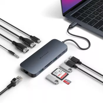 Targus HD4006GL laptop-dock/poortreplicator USB 3.2 Gen 2 (3.1 Gen 2) Type-C zwart