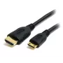 StarTech.com 1m Mini-HDMI-naar-HDMI-kabel met Ethernet – 4K 30Hz high speed Mini-HDMI-naar-HDMI-adapterkabel – Mini-HDMI Type-C-apparaat naar HDMI-monitor/display – duurzame videoconverterkabel
