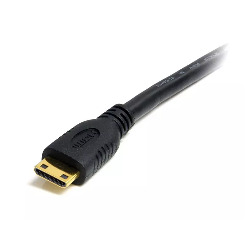 StarTech.com HDACMM1M 1 m High Speed HDMI-naar-Mini-HDMI-kabel met Ethernet, HDMI 1.4b, 3D, ARC, male/male, vergulde contacten, zwart