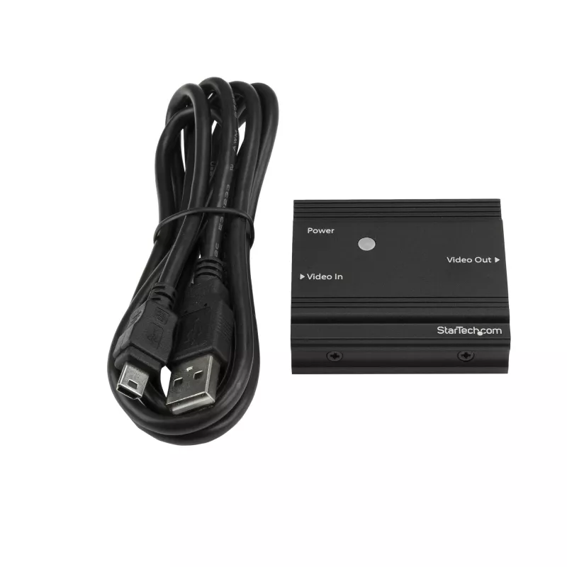 StarTech.com HDMI signaalversterker - HDMI extender - 4K 60Hz, 3840 x 2160 pixels, AV-repeater, 35 m, zwart, HDCP