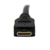 StarTech.com HDCDVIMM1M 1 m Mini-HDMI-naar-DVI-D-kabel, Mini HDMI Type C (19-pins) male naar DVI-D male, afgeschermd, zwart
