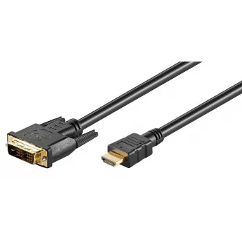Microconnect HDM191811.5 videokabel-adapter 1,5 m HDMI DVI-D zwart