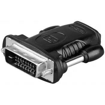 Microconnect HDM19F24 kabeladapter HDMI Type-A naar DVI-D Dual Link (24+1 pin) zwart