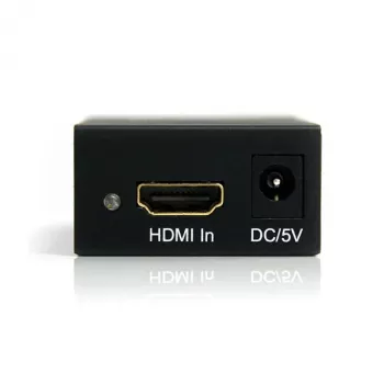 StarTech.com HDMI of DVI naar DisplayPort actieve converter, actieve videoconverter, voeding, zwart, staal, CE, FCC, RoHS, 1920 x 1200 pixels
