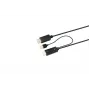 Microconnect HDMI-DP-CON1 videokabel-adapter 1 m HDMI Type-A (standaard) DisplayPort zwart