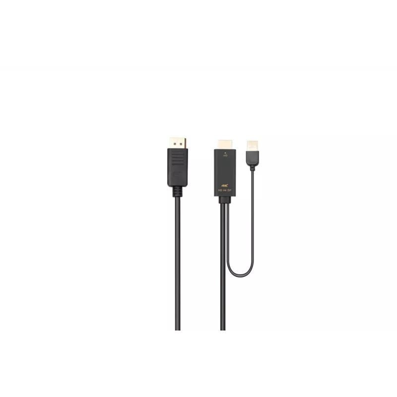 Microconnect HDMI-DP-CON2 videokabel-adapter 2 m DisplayPort zwart