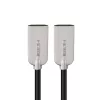 Microconnect HDMISUPERSLIM05M HDMI-kabel 0,5 m HDMI Type-A (standaard) zwart, metaalkleur
