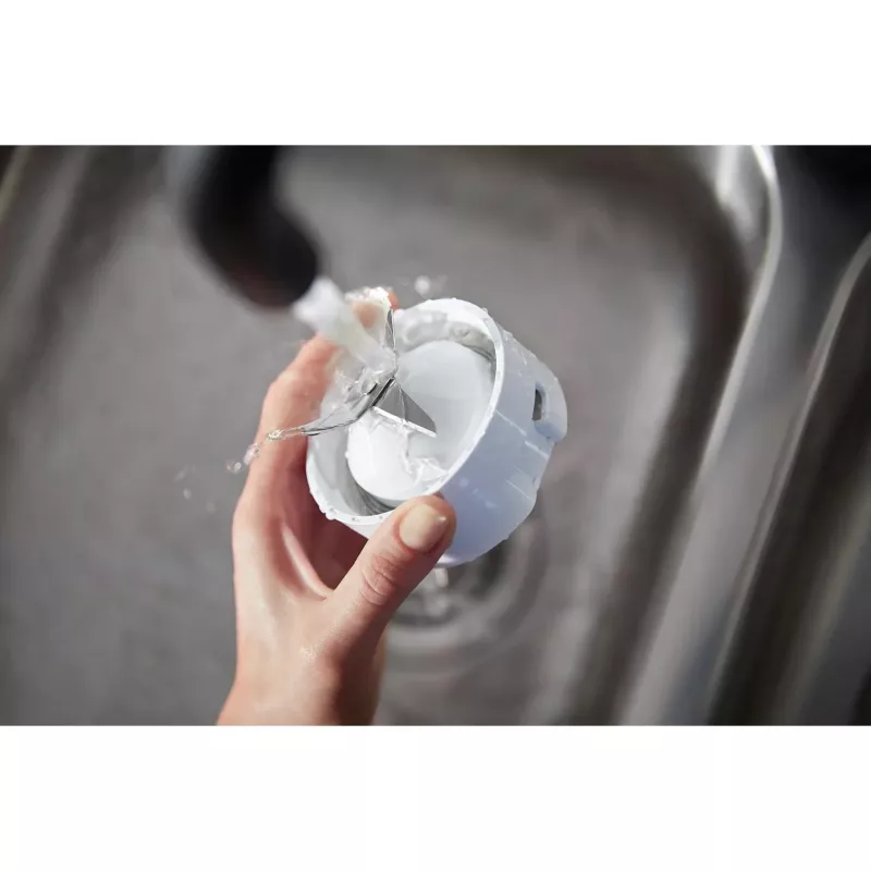 Tafelblender Philips HR2041/00 — 450 W, 1,9 L kunststof kan, RVS-messen, wit