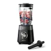 Staafmixer Philips 5000 Serie HR3030/00 — 2 L glazen kan, 1200 W, ijs crushen, zwart