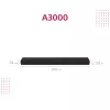 Soundbar Sony HT-A3000 zwart 3.1 kanalen 250 W