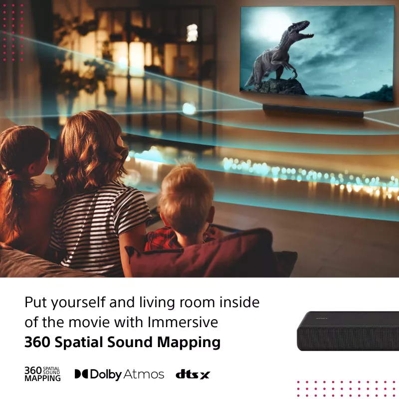 Soundbar Sony HT-A3000 zwart 3.1 kanalen 250 W