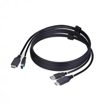 StarTech.com 1,8 m HDMI en USB 5 Gbit/s KVM-kabel, 4K 60Hz, HDMI 2.0 en USB combokabel voor KVM-switches