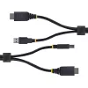 StarTech.com 1,8 m HDMI en USB 5 Gbit/s KVM-kabel, 4K 60Hz, HDMI 2.0 en USB combokabel voor KVM-switches