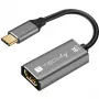 Techly IADAP-USBC-HDMI8 USB-grafische adapter 7680 x 4320 pixels zwart, zilver