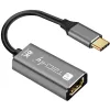 Techly IADAP-USBC-HDMI8 USB-grafische adapter 7680 x 4320 pixels zwart, zilver