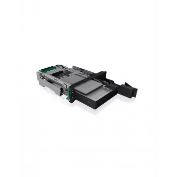 ICY BOX IB-173SSK 2-voudige wisselraam voor 1x 2,5 en 1x 3,5 SATA/SAS harde schijven