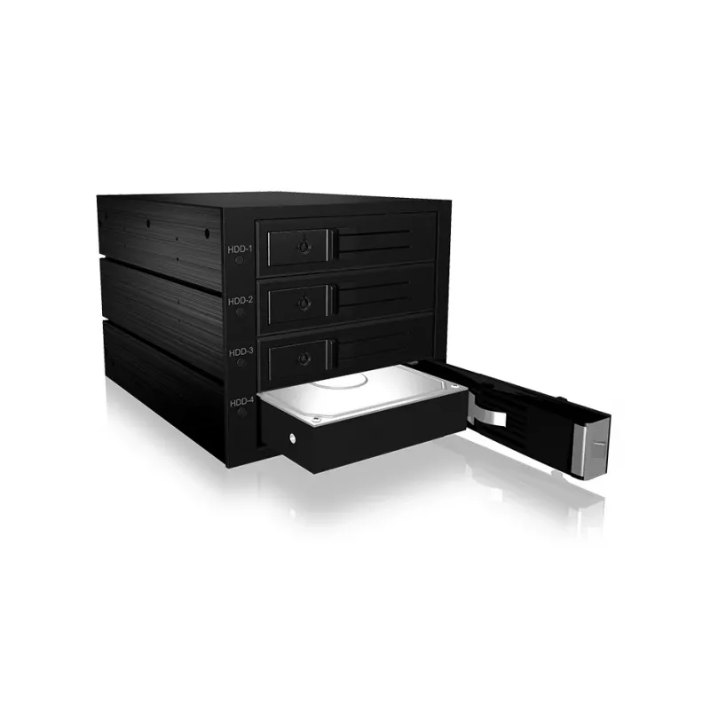 ICY BOX ICY BOX IB-564SSK - behuizing voor opslagstations met ventilator - 3.5 (8.9 cm)