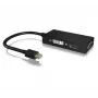 ICY BOX IB-AC1032 Mini DisplayPort DVI-D + VGA (D-Sub) + HDMI zwart