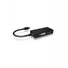 ICY BOX IB-AC1032 Mini DisplayPort DVI-D + VGA (D-Sub) + HDMI zwart