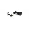 ICY BOX IB-AC1032 Mini DisplayPort DVI-D + VGA (D-Sub) + HDMI zwart