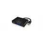 ICY BOX IB-DK4032-CPD USB-C naar VGA multiport-adapter