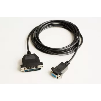 Microconnect IBM029B-1,8 seriële kabel zwart 1,8 m DB-9 DB-25