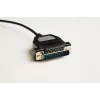 Microconnect IBM029B-1,8 seriële kabel zwart 1,8 m DB-9 DB-25