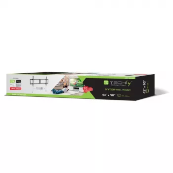 Techly vaste wandbevestiging LED TV LCD 43–90 inch