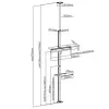 Techly ICA-TR32 TV-standaard/beugel 177,8 cm (70 inch) zilver
