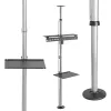 Techly ICA-TR32 TV-standaard/beugel 177,8 cm (70 inch) zilver