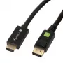 Techly converterkabel 1m DisplayPort naar HDMI 1.2 4K ICOC DSP-H12-010